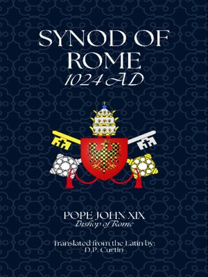 cover image of Synod of Rome